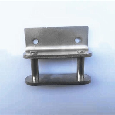 C2080HSSA2-CL_不銹鋼鏈條單側彎板雙孔鏈扣